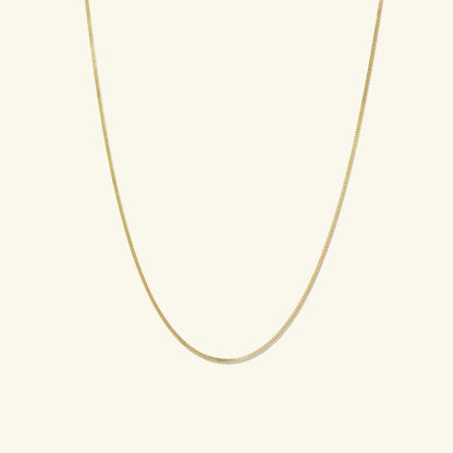 Gold Dainty Baby Curb Chain Designs by Mysh