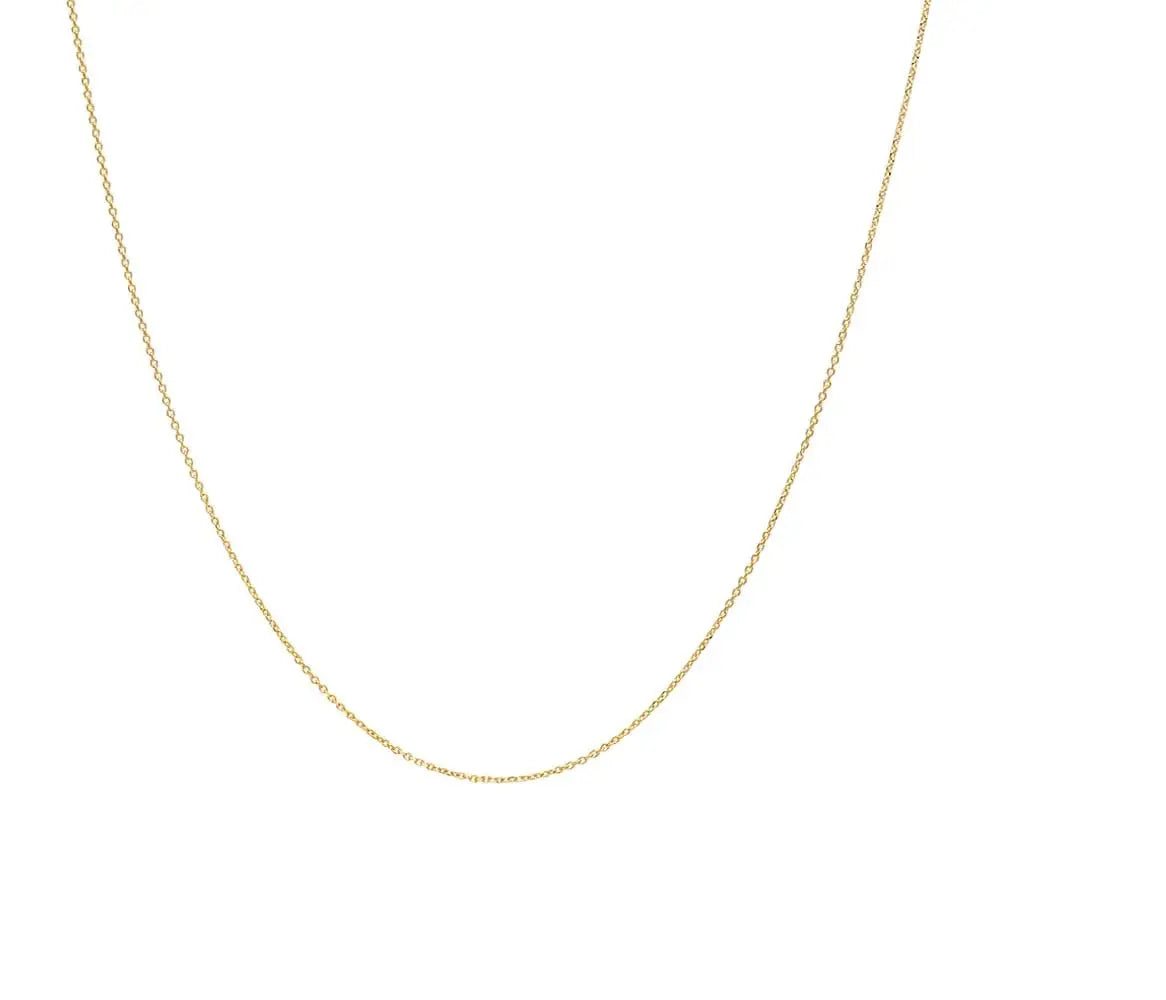 Gold Thin Necklace Designs by Mysh