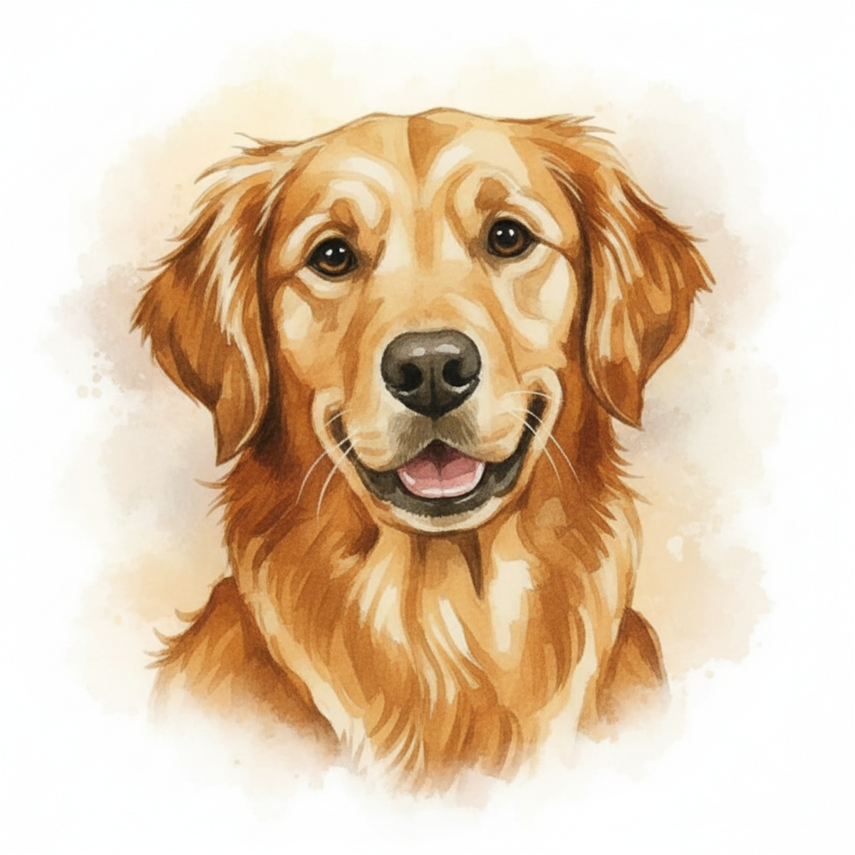 Golden Retriever - Magnetic Bookmark