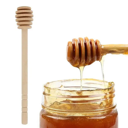 Honey Stir Bar Mixing Handle Jar Spoon Practicalwood Dipper Honey Long Stick Supplies Honey Kitchen Tools - Designs by Mysh