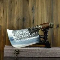 Household Bone Chopping Hand-forged Kitchen Knife Dual-use Designs by Mysh