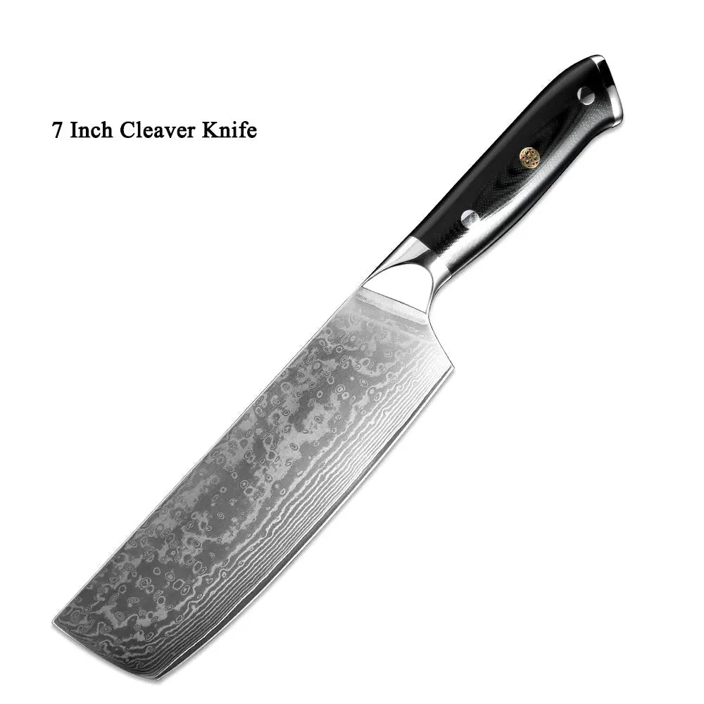 Japanese Damascus steel knife kitchen knife fruit knife - Designs by Mysh