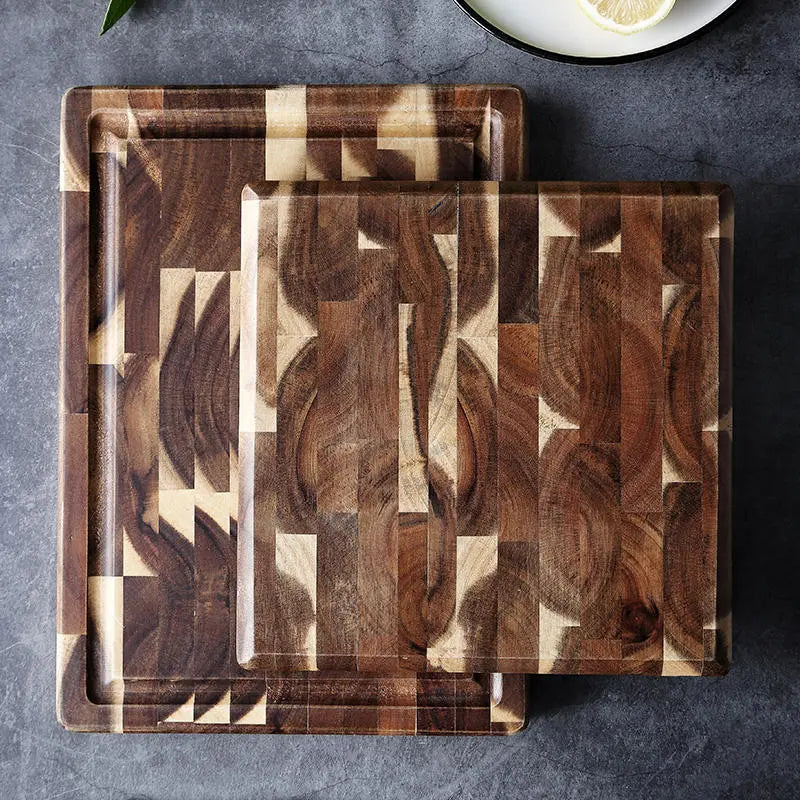 Kitchen Household Parquet Solid Wood Cutting Board - Designs by Mysh