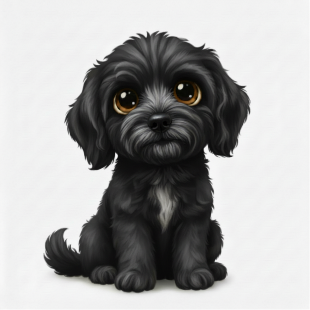 Labrador Doodle Kawaii Style