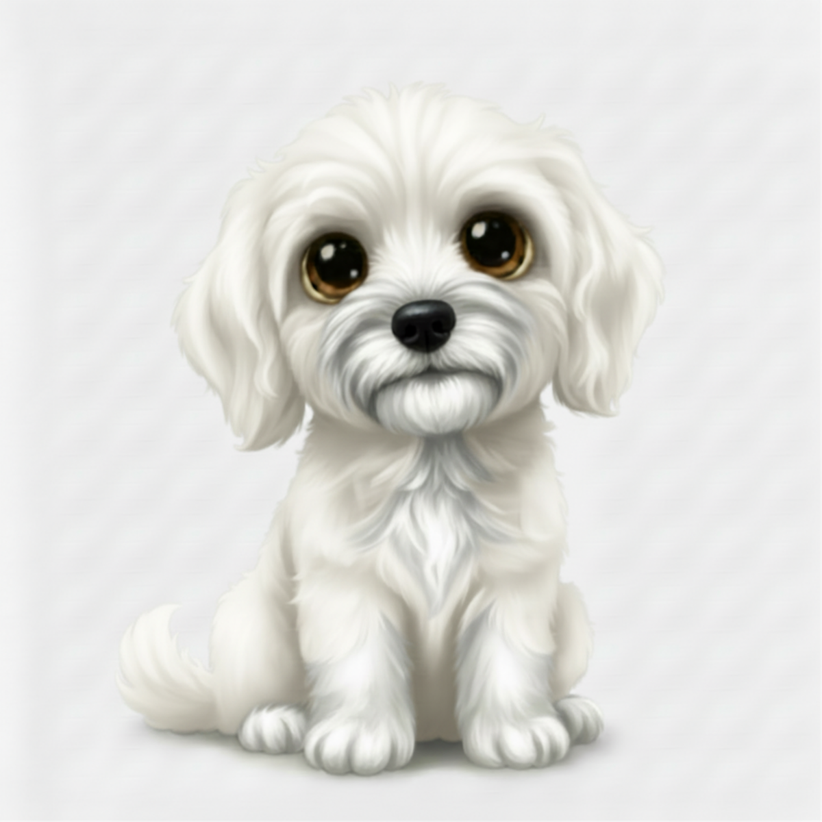 Labrador Doodle Kawaii Style