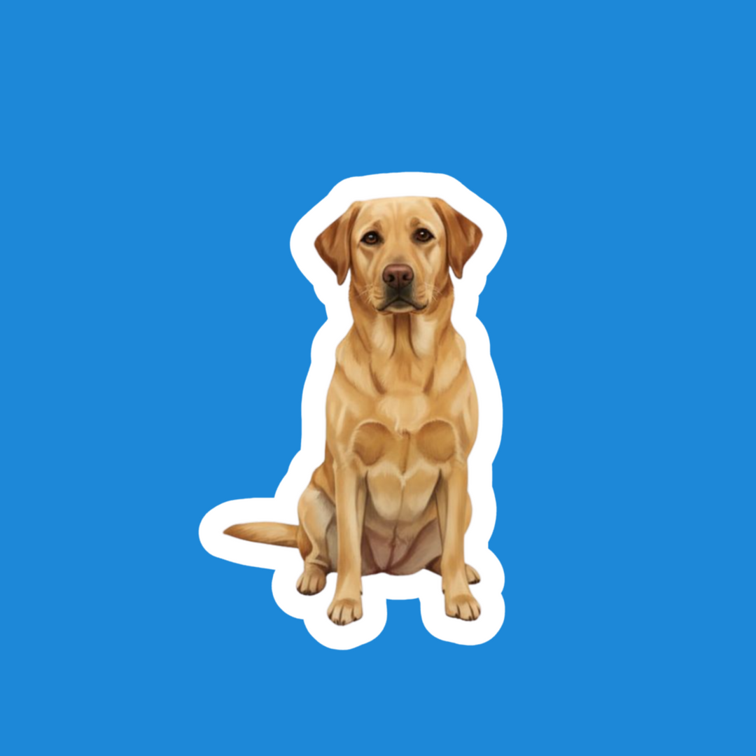 Labrador Retriever Yellow Watercolor – Designs by Mysh