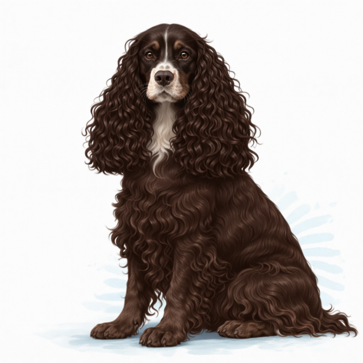English Cocker Spaniel Liver Vinyl Sticker - Designs by Mysh