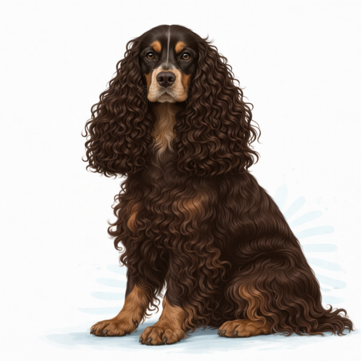 English Cocker Spaniel Liver and Tan Vinyl Sticker - Designs by Mysh
