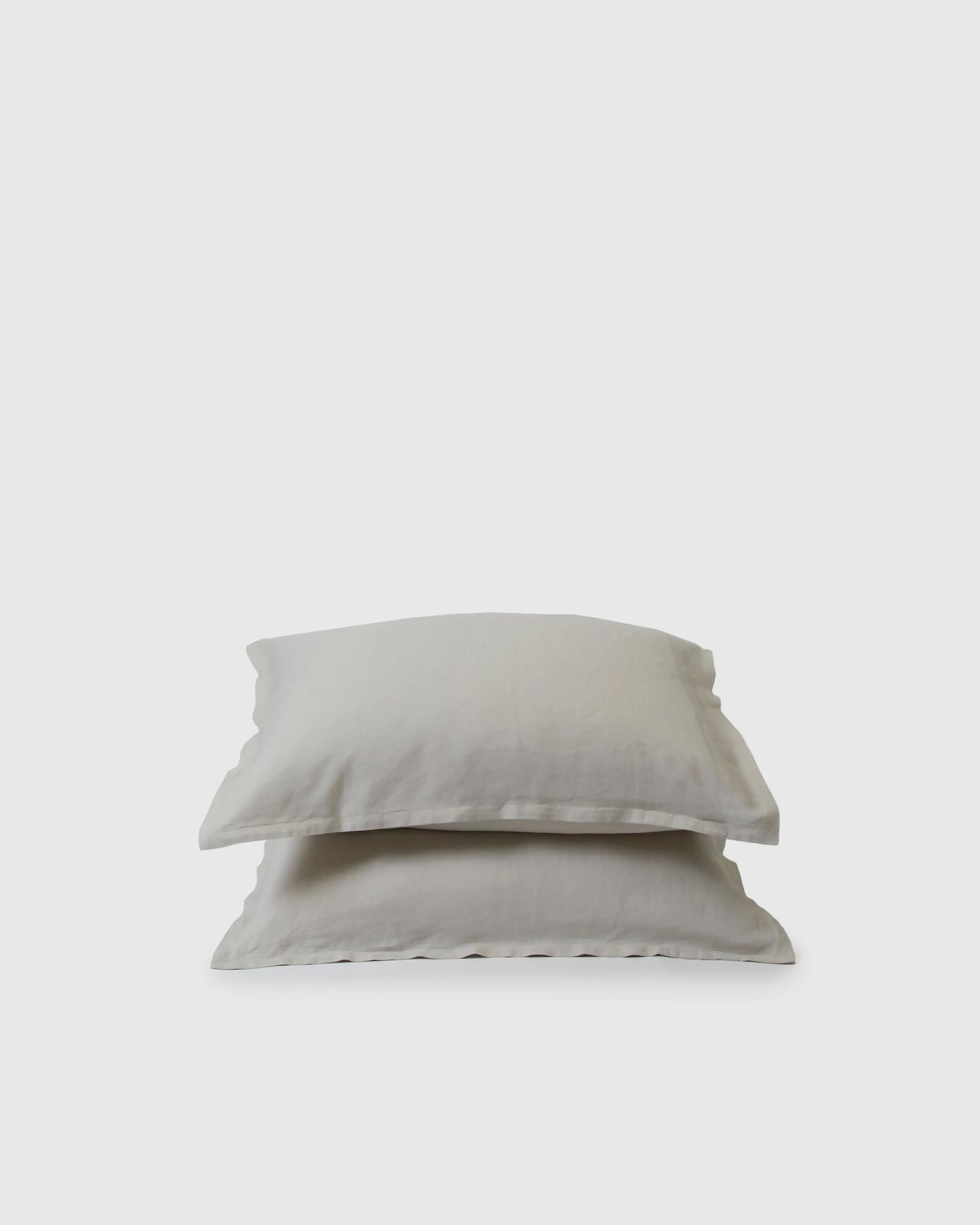 Marcel Linen Pillowcases (Pair) - Dove - Designs by Mysh