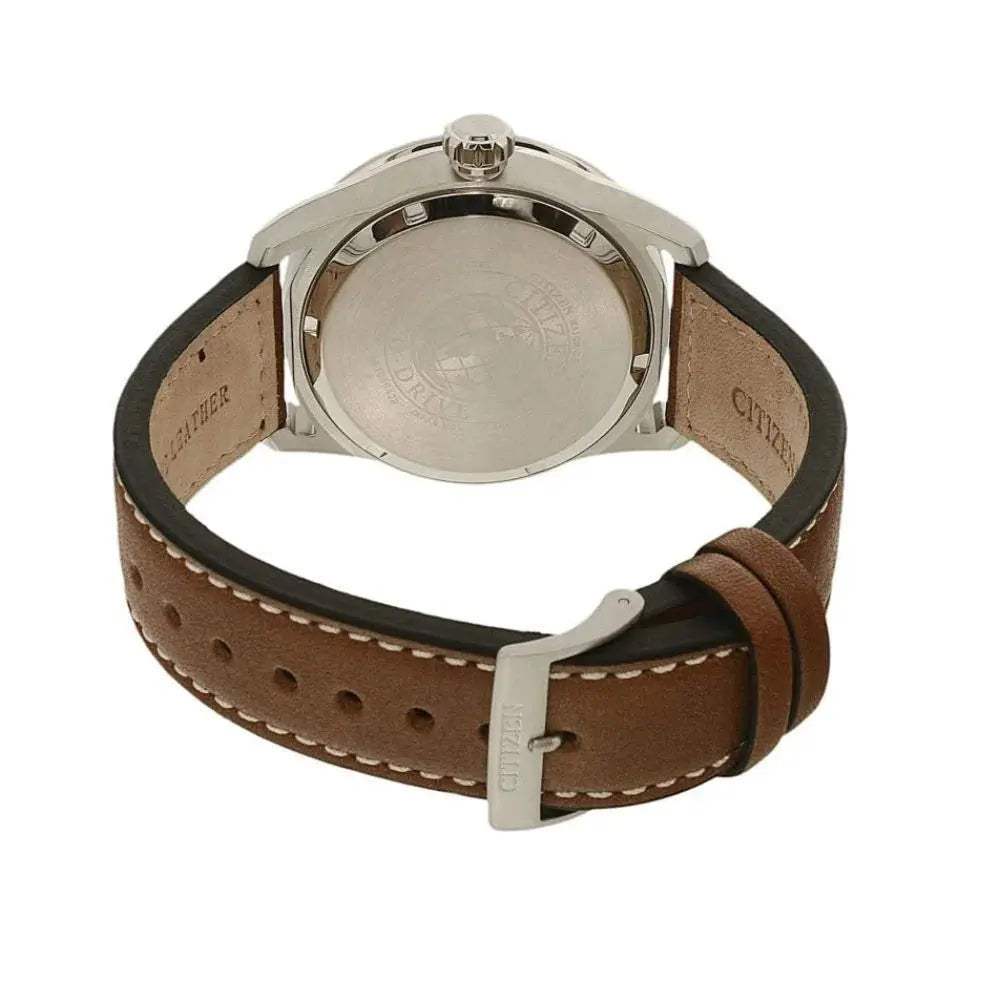 Men'S Eco-Drive Strap Watch with Black Dial AW1361-10H - Designs by Mysh