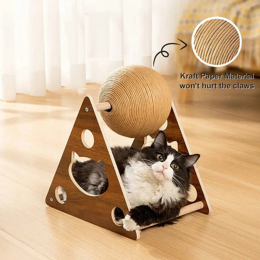 New Cat Toy Interactive Cat Scratcher Board Kitten Sisal Rope Ball Scratch Paws Pet Grinding Scratching Cats for Scratcher Toys - Designs by Mysh