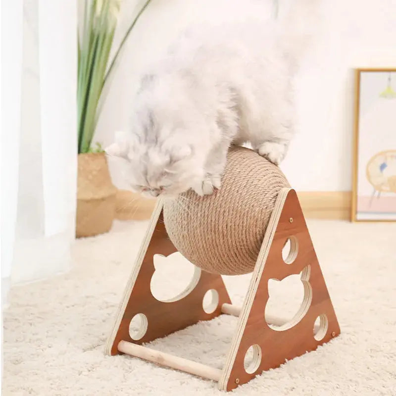 New Cat Toy Interactive Cat Scratcher Board Kitten Sisal Rope Ball Scratch Paws Pet Grinding Scratching Cats for Scratcher Toys - Designs by Mysh