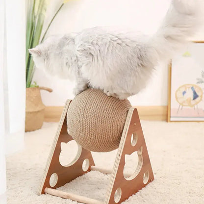 New Cat Toy Interactive Cat Scratcher Board Kitten Sisal Rope Ball Scratch Paws Pet Grinding Scratching Cats for Scratcher Toys - Designs by Mysh