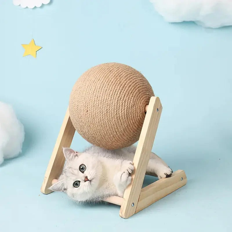 New Cat Toy Interactive Cat Scratcher Board Kitten Sisal Rope Ball Scratch Paws Pet Grinding Scratching Cats for Scratcher Toys - Designs by Mysh