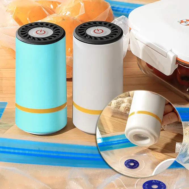 New Mini Vacuum Sealer Kitchen Portable USB Electric AirPump - Designs by Mysh