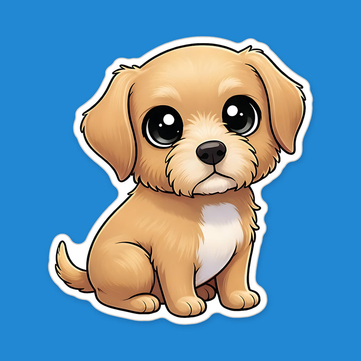 Otterhound Wheaten kawaii dog fridge magnet