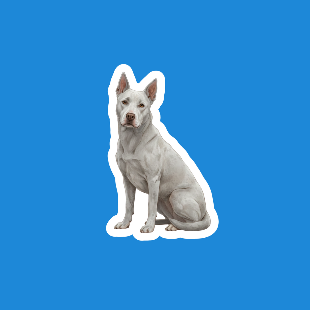 Pitsky Gray Watercolor Vinyl Sticker – Designs by Mysh