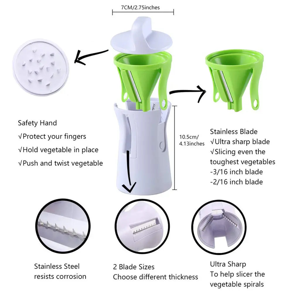 Portable screw machine vegetable slicer - Designs by Mysh