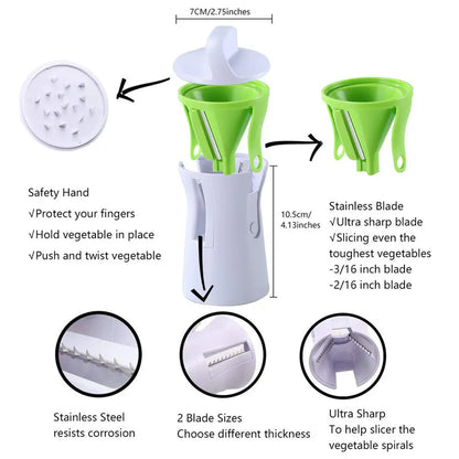 Portable screw machine vegetable slicer - Designs by Mysh