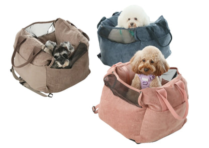 Puff Guard Dog Car Seat - Blue - Designs by Mysh