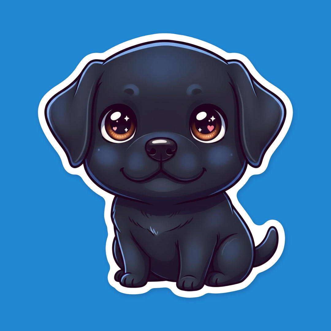 Rafeiro do Alentejo Black kawaii dog fridge magnet