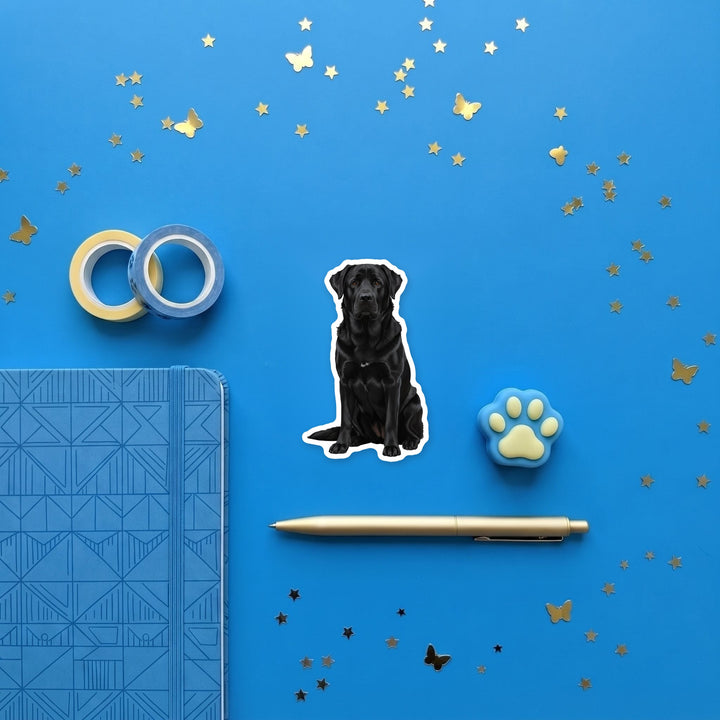 Rafeiro do Alentejo Black magnet flat lay with stationery
