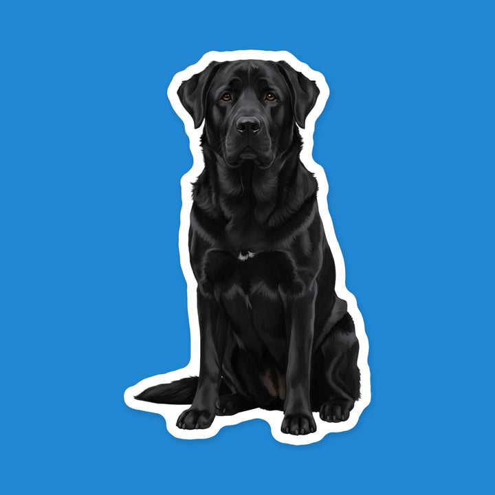 Rafeiro do Alentejo Black watercolor dog sticker