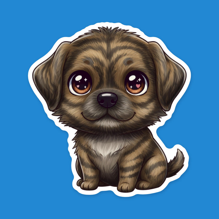 Rafeiro do Alentejo Brindle kawaii dog sticker