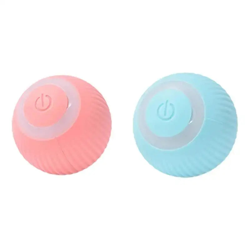 Rechargeable Cat Ball Toy Smart Automatic Rolling Kitten Toys 360 Degree Spinning Ball for Cats Usb Rechargeable Pet Toys - Designs by Mysh