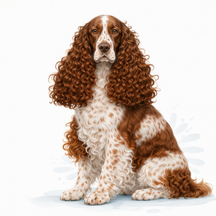 English Cocker Spaniel Red Roan Vinyl Sticker - Designs by Mysh