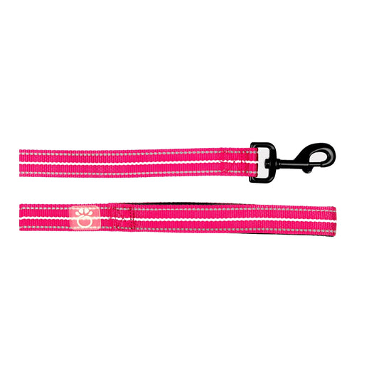 Reflective Leash - Neon Pink Designs by Mysh