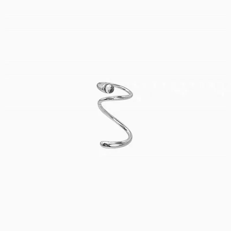 Retro Snake-Shaped Winding Opening Adjustment Drop Ring - Designs by Mysh