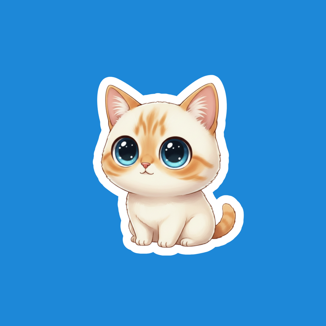 Siamese Flame Point Kawaii