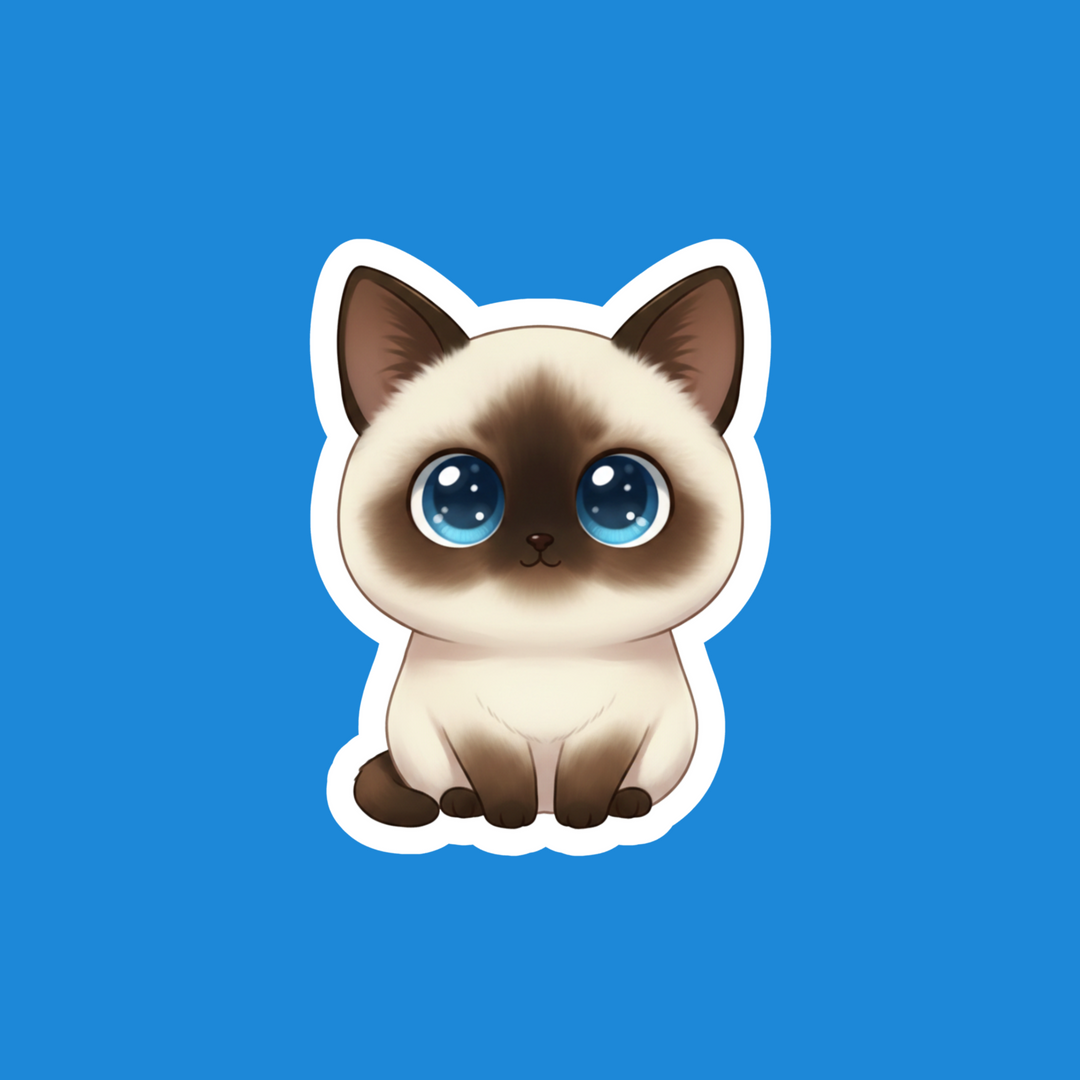 Siamese Seal Point Kawaii
