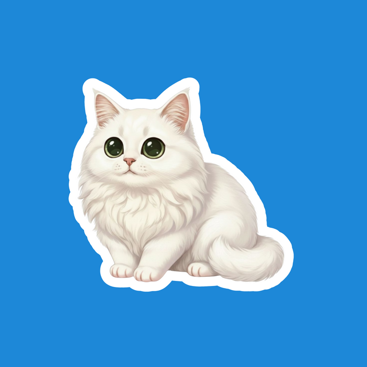 Siberian White Kawaii Artwork – Designs by Mysh