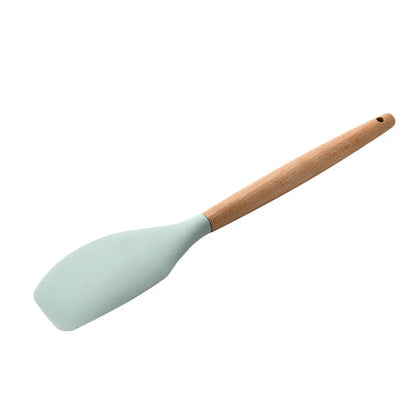 Silicone Kitchenware With Wooden Handle - Designs by Mysh