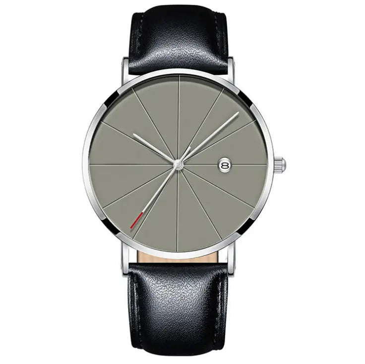 Simple calendar watch male creative waterproof quartz watch - Designs by Mysh