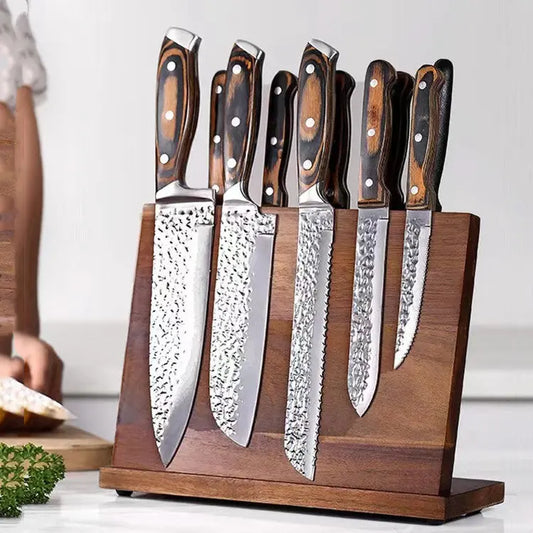 Solid Wood Magnetic Knife Holder Designs by Mysh