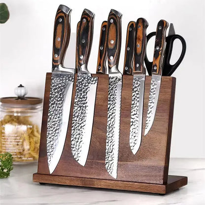 Solid Wood Magnetic Knife Holder Designs by Mysh