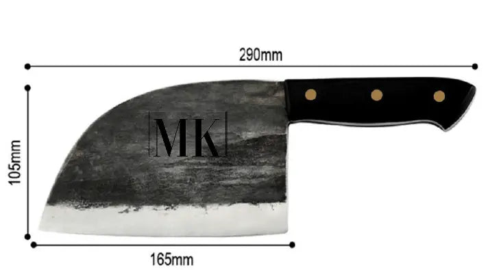 Stainless Steel Meat Cleaver Chef's Knife Cleaver - Designs by Mysh