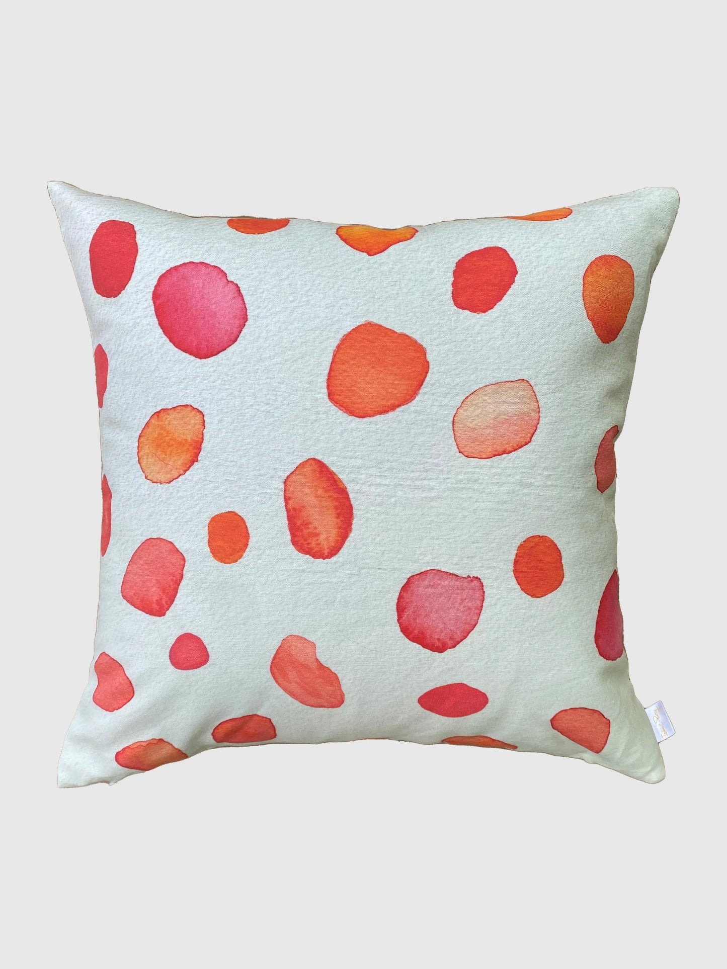 Throw Pillow: Rose Petals on Ecru - Designs by Mysh