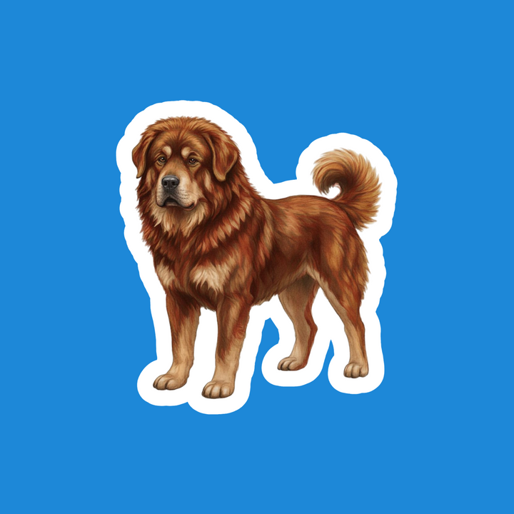 Tibetan Mastiff Red Gold - Designs by Mysh