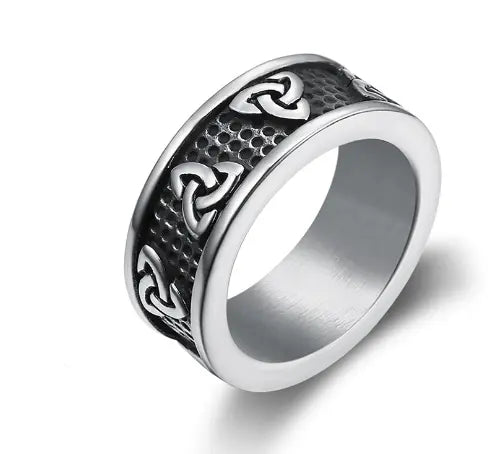 Trinity Symbol Ring 925 Sterling Silver - Designs by Mysh