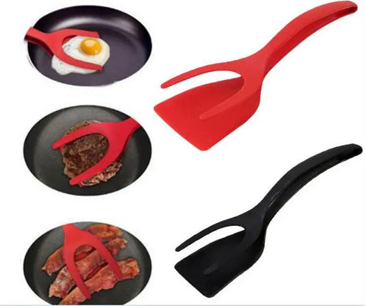 Two-in-one Pancake Flip Omelet Tongs Designs by Mysh