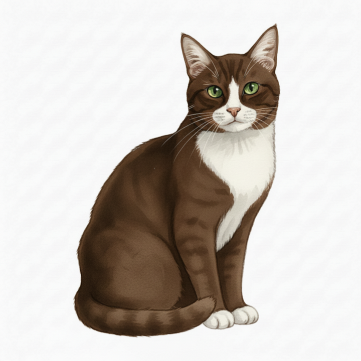 Tuxedo Cat Sticker Vinyl Decal, Cat Lover Gift, Waterproof Sticker for Laptop, Water Bottle, or Journal - Designs by Mysh