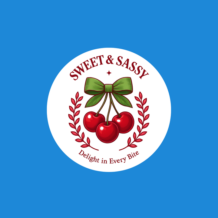 Sweet &amp; Sassy Cherry Sticker – Retro-Inspired Fruit Vinyl Decal (3")
