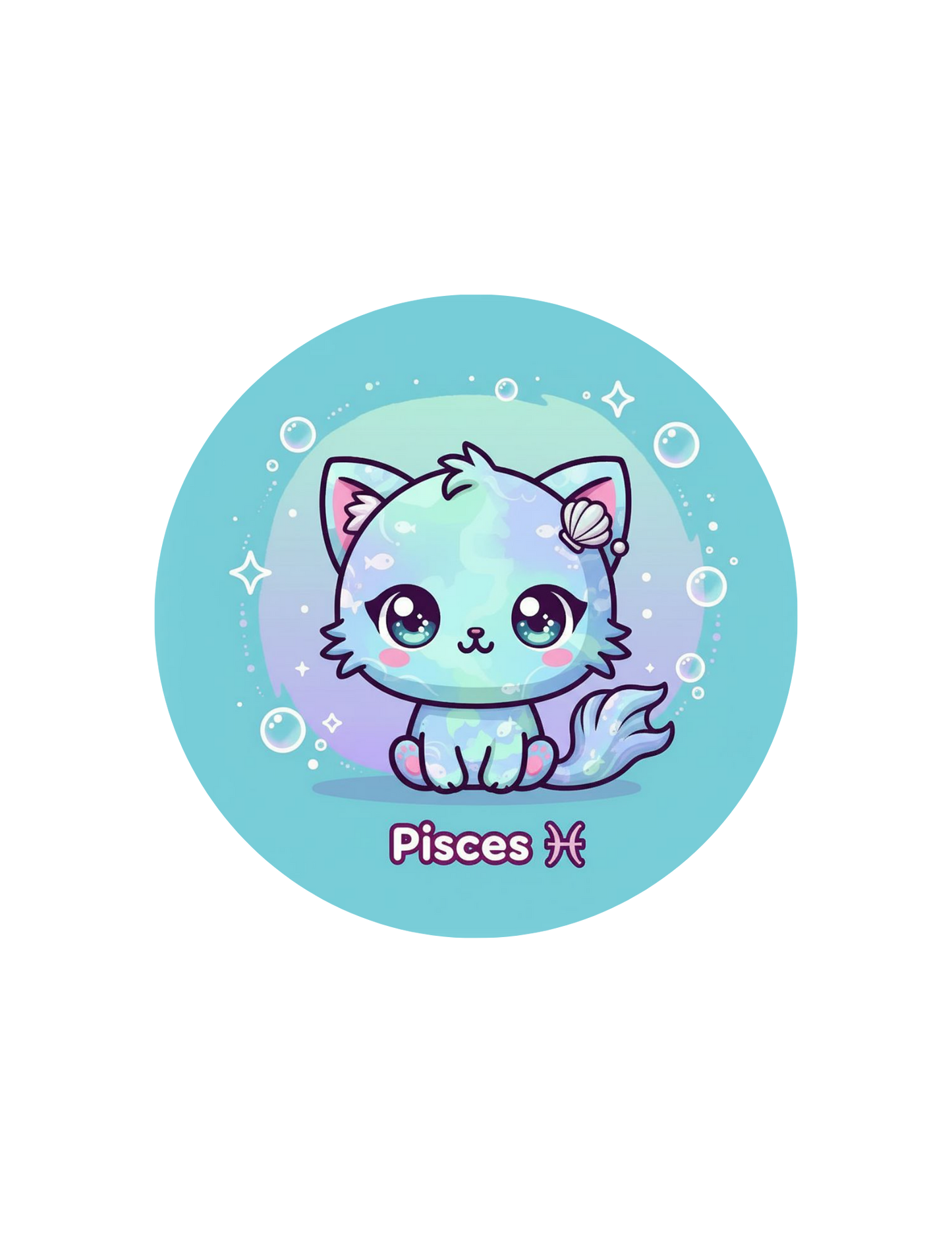 Zodiac Cat Vinyl Stickers – Cute Astrology Cats - Designs by Mysh