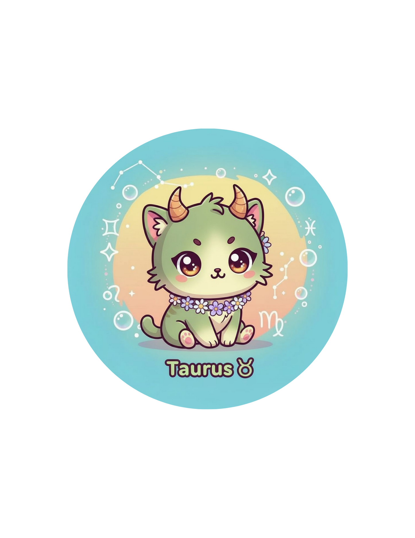 Zodiac Cat Vinyl Stickers – Cute Astrology Cats - Designs by Mysh