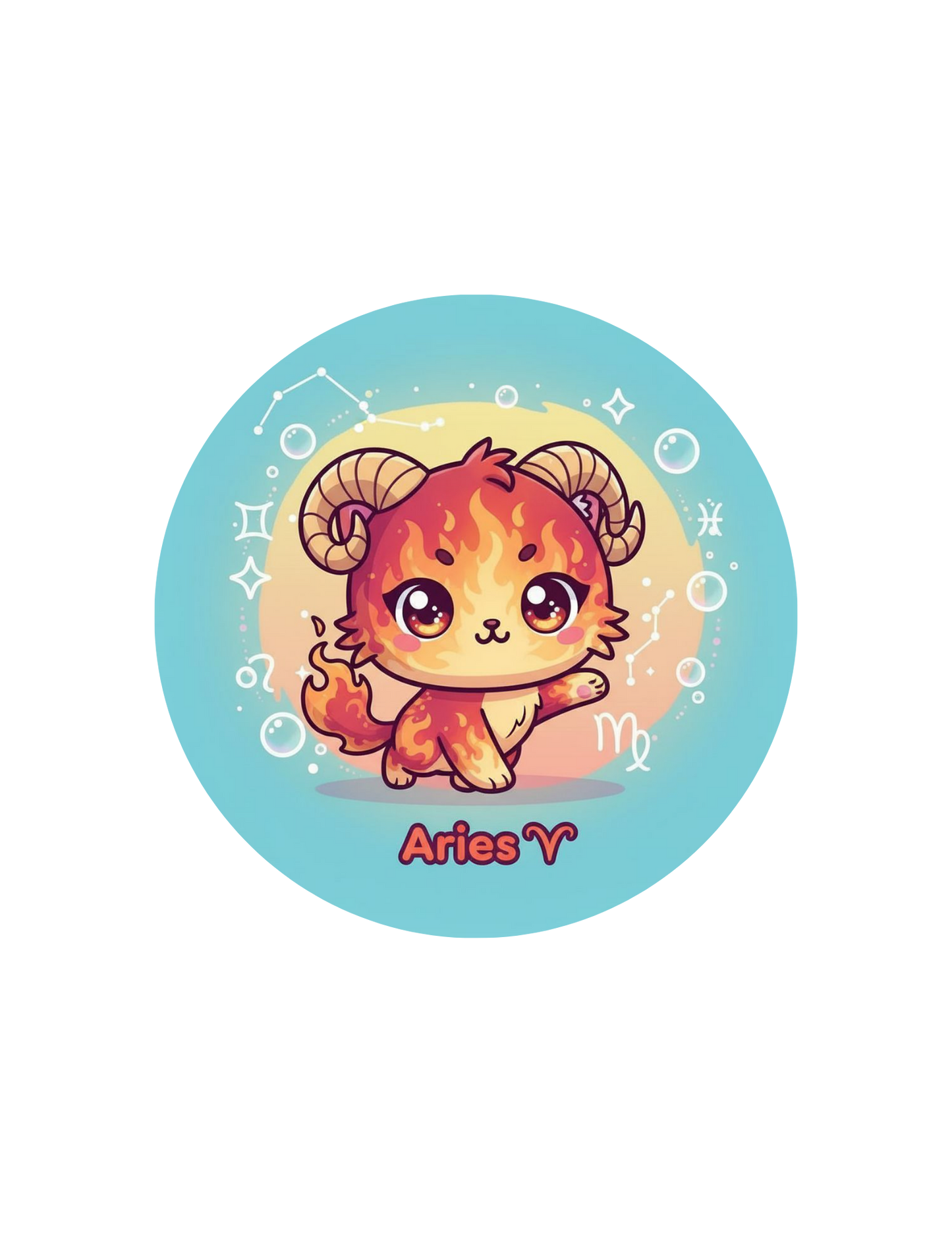 Zodiac Cat Vinyl Stickers – Cute Astrology Cats - Designs by Mysh