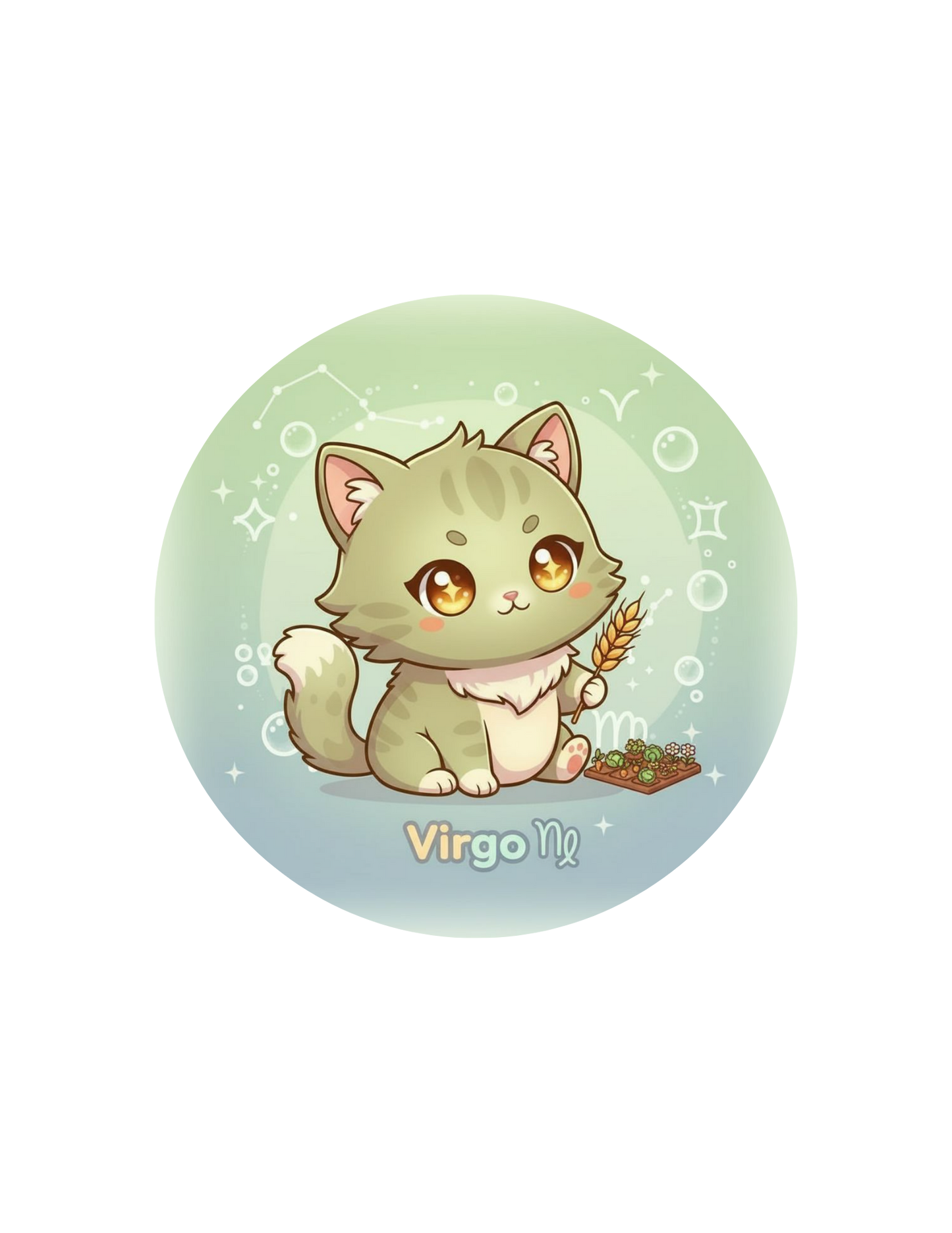 Zodiac Cat Vinyl Stickers – Cute Astrology Cats - Designs by Mysh